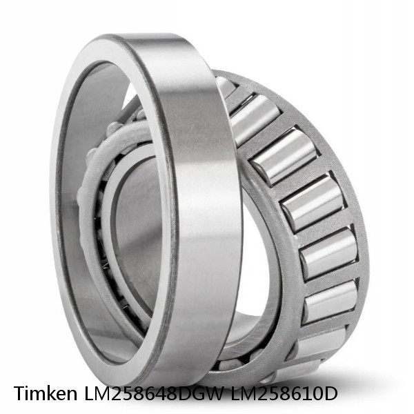 LM258648DGW LM258610D Timken Tapered Roller Bearing