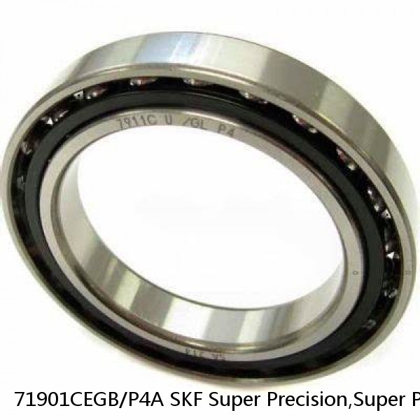 71901CEGB/P4A SKF Super Precision,Super Precision Bearings,Super Precision Angular Contact,71900 Series,15 Degree Contact Angle