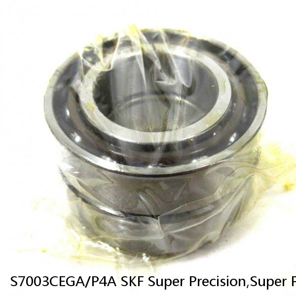 S7003CEGA/P4A SKF Super Precision,Super Precision Bearings,Super Precision Angular Contact,7000 Series,15 Degree Contact Angle #1 small image