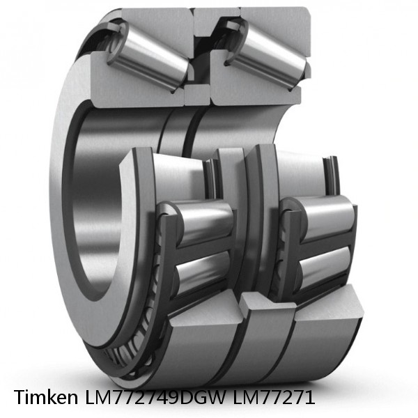 LM772749DGW LM77271 Timken Tapered Roller Bearing