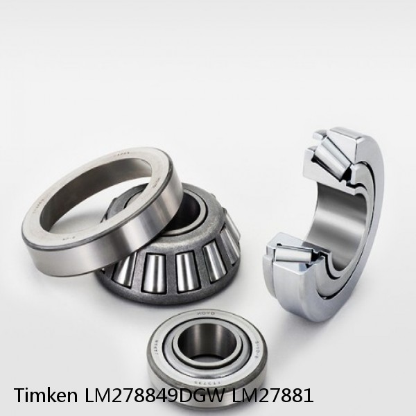 LM278849DGW LM27881 Timken Tapered Roller Bearing