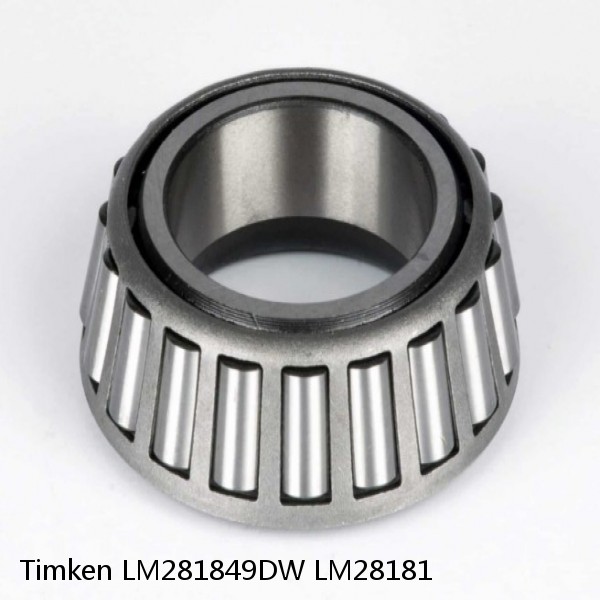 LM281849DW LM28181 Timken Tapered Roller Bearing