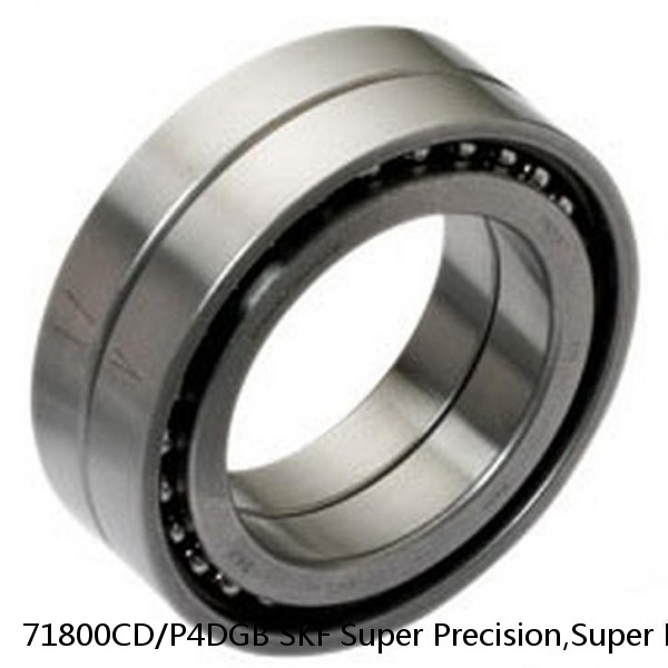 71800CD/P4DGB SKF Super Precision,Super Precision Bearings,Super Precision Angular Contact,71800 Series,15 Degree Contact Angle #1 image