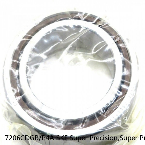7206CDGB/P4A SKF Super Precision,Super Precision Bearings,Super Precision Angular Contact,7200 Series,15 Degree Contact Angle #1 image